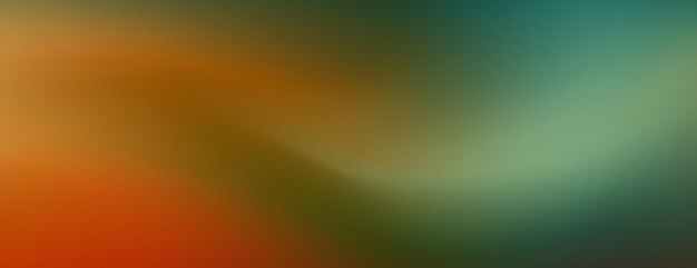 Abstract Swirl Gradient Background Orange Green Brown Hues