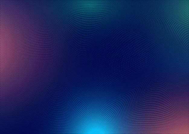 abstract techno background with flowing cyber particles