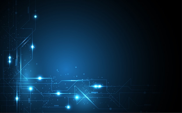 Abstract technology background Hi-tech communication concept innovation background