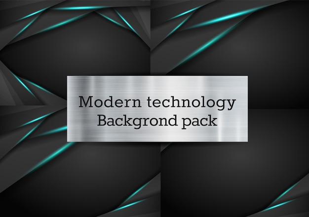 Abstract technology background Hitech communication concept futuristic digital innovation background for global web connection science Triangle Pattern stripes dynamic modern packs