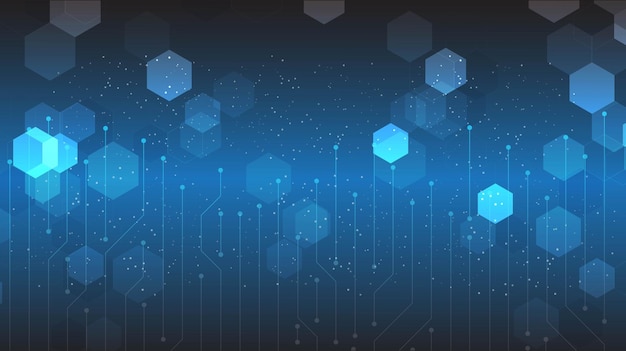 abstract technology background hitech communication concept technology digital business innovation science fiction scene vector illustration with copyspace