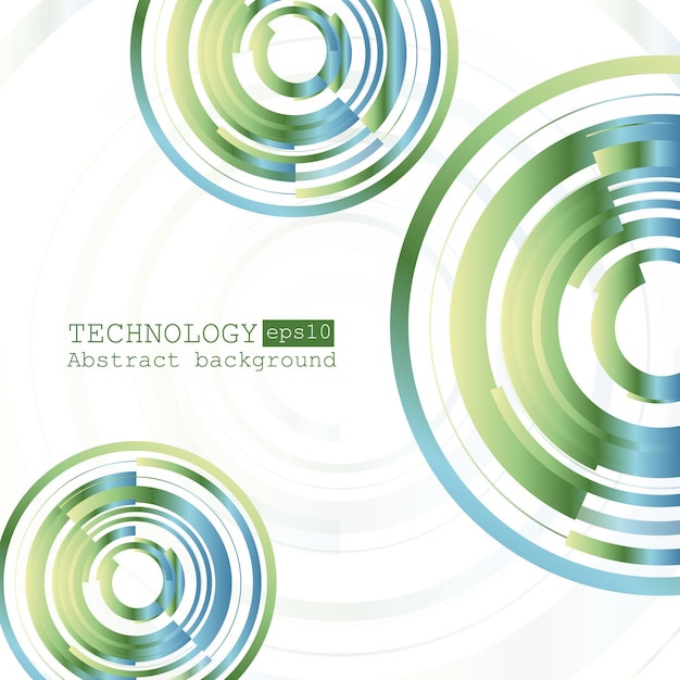 abstract technology background with various technological elements vector illustration eps 10