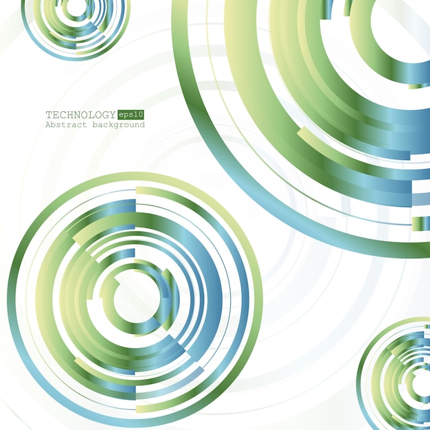 abstract technology background with various technological elements vector illustration eps 10
