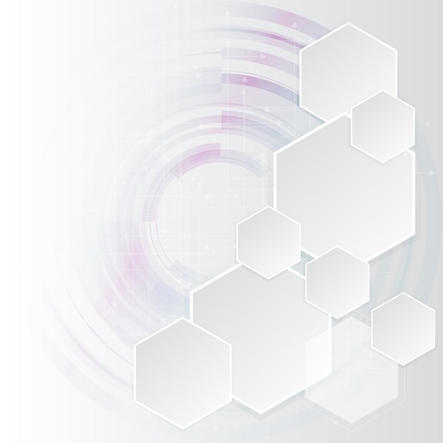 Abstract technology background with various technological elements. Vector illustration. EPS 10