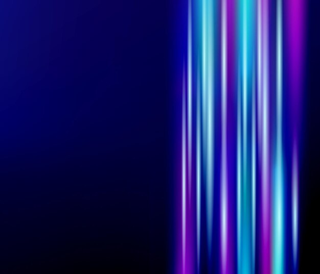 abstract technology concept background blue with shining lines