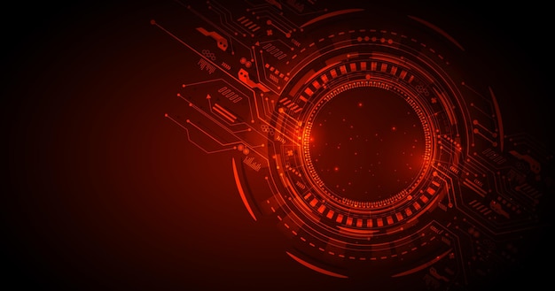 Abstract technology digital futuristic background concept