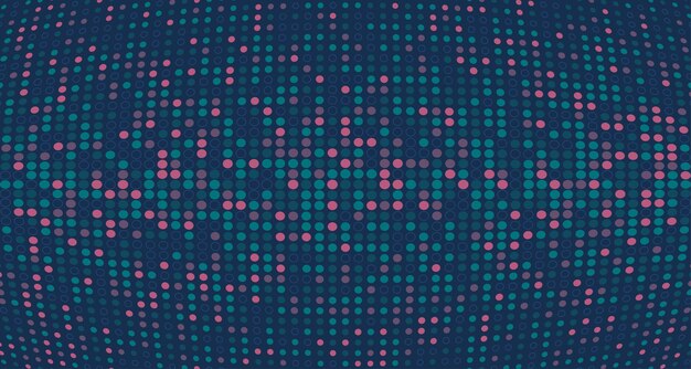 Abstract technology dots colors pattern decorative of minimal style Geometric of dark theme35