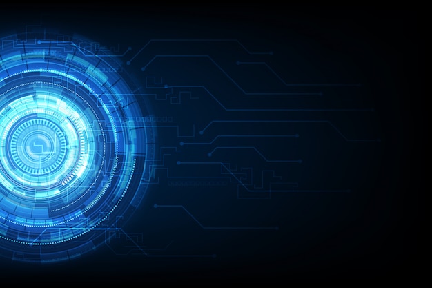 Abstract technology sci fi circuit 