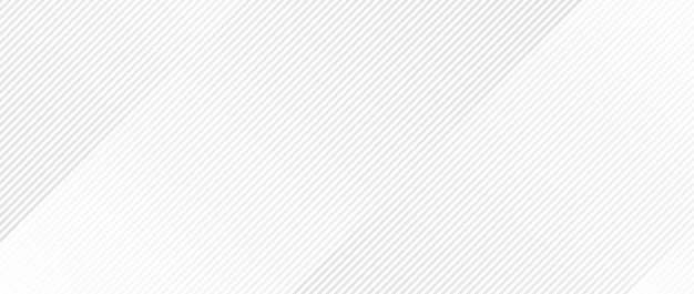 Abstract thin diagonal lines background Slanted parallel grey stripes wallpaper Vector silver tech