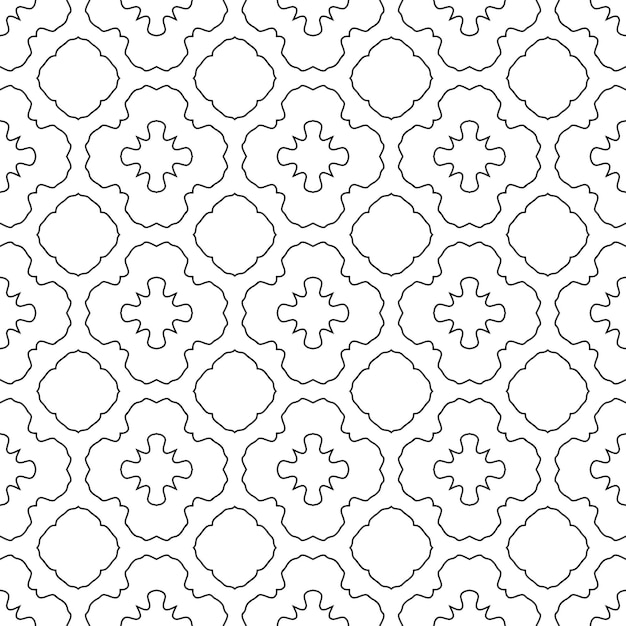 Abstract thin line seamless pattern. Linear ornamental geometric background. Wrapping paper.