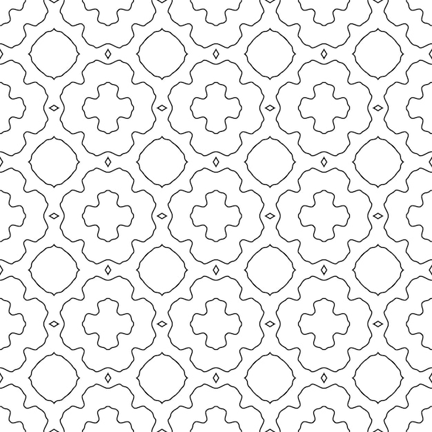 Abstract thin line seamless pattern. Linear ornamental geometric background. Wrapping paper.