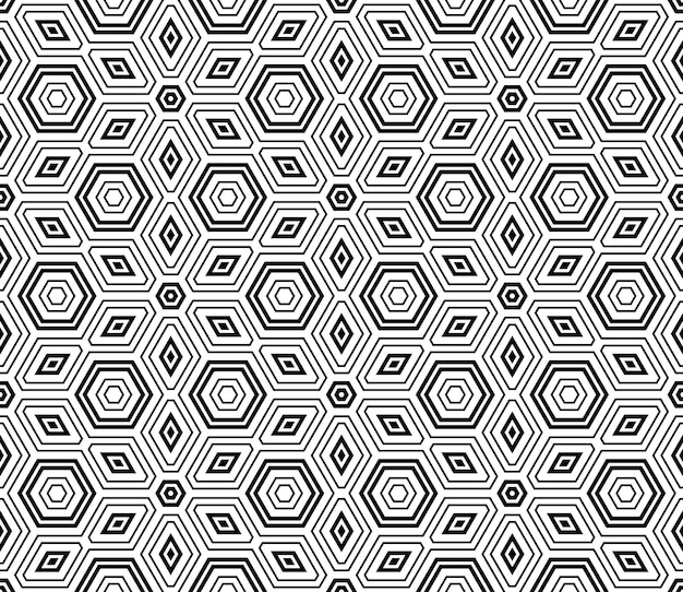 Abstract thin line seamless pattern. Linear ornamental geometric background. Wrapping paper.