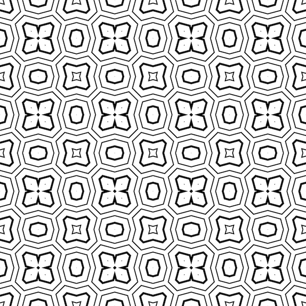Abstract thin line seamless pattern. Linear ornamental geometric background. Wrapping paper