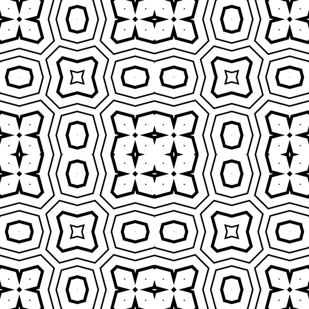 Abstract thin line seamless pattern. Linear ornamental geometric background. Wrapping paper