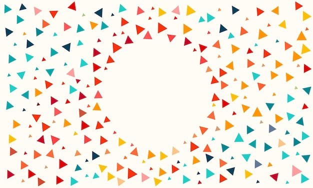 abstract triangle colorful mnimalistic design background vector design