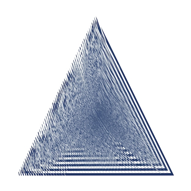 Abstract triangle shape Geometric symbol Element for design