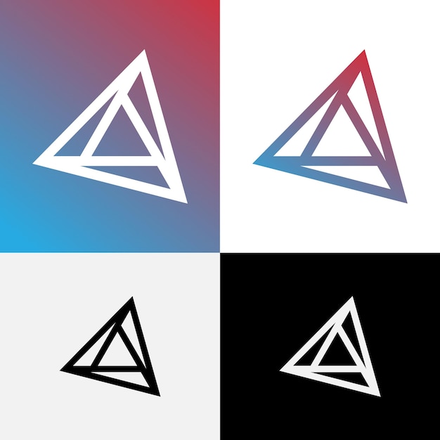 Abstract Tringle Logo