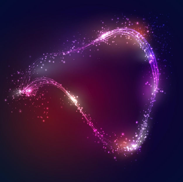 abstract vector background of glowing rays, rays and glare