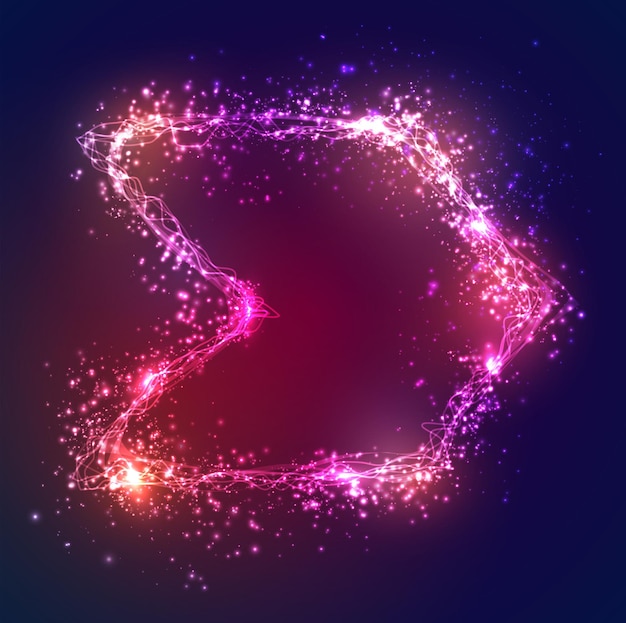abstract vector background of glowing rays, rays and glare