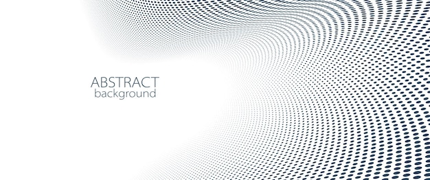 abstract vector background with dots in motion like particles technology halftone big data theme backdrop black and white minimal 3d perspective design