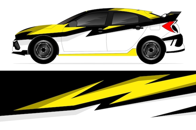 abstract vector car graphic background