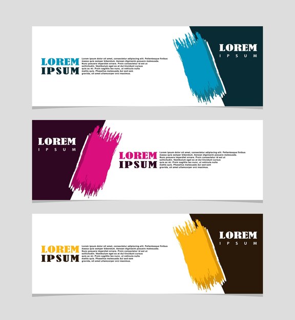 Abstract vector design banner web template banner design eps 10