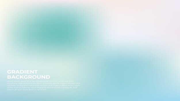 Abstract vector gradient pastel color hologram background design