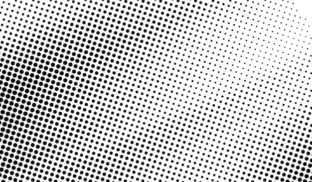 Abstract vector grunge halftone distorted shapes background banner