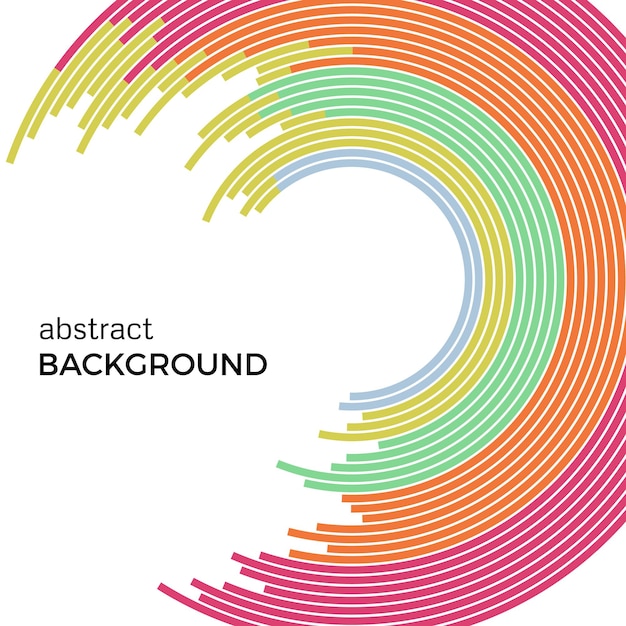 abstract vector illustration depicting colored circles on a white background. infographic background with place for your text.