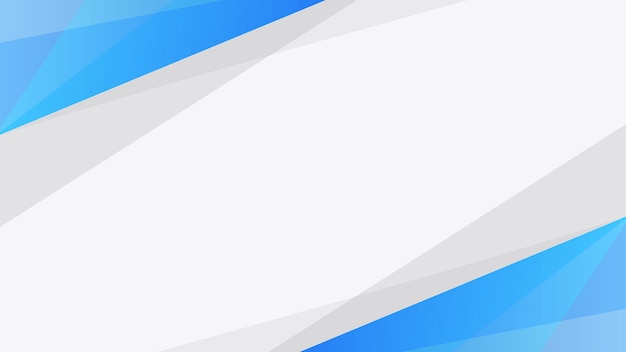 Abstract vector template with blue triangle shapes