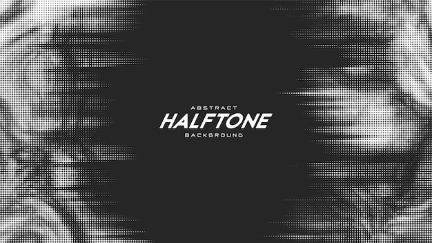 abstract vector torn monochrome halftone background. scrathed dotted texture element.