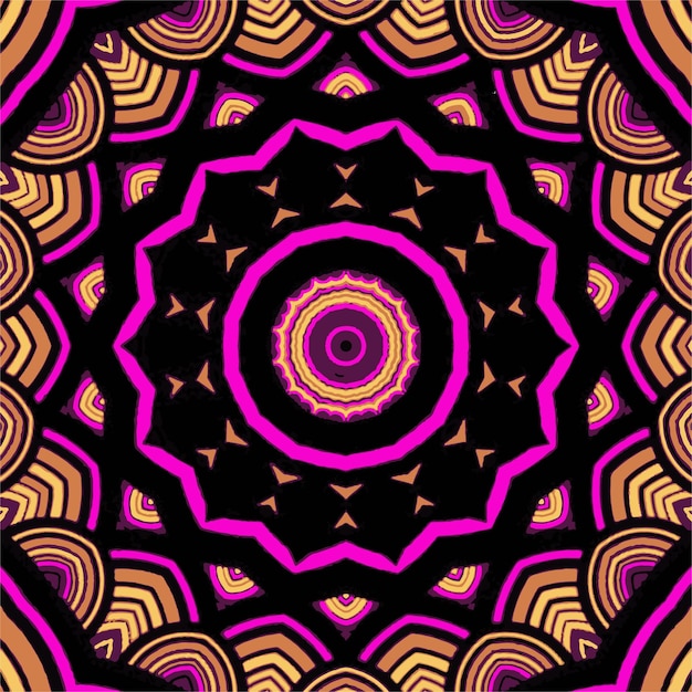 abstract vector tribal ethnic background seamless pattern