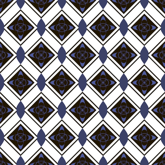 Abstract vintage geometric seamless pattern Oramental openwork background