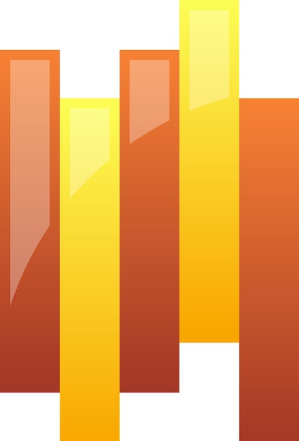Abstract wave and line logo illustration in trendy and minimal style