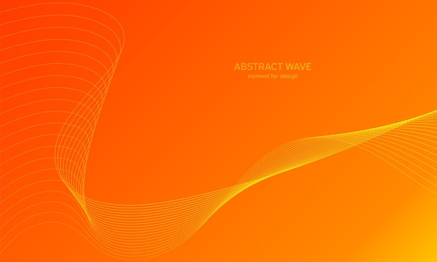 Abstract wave background. Colorful background with wavy line.