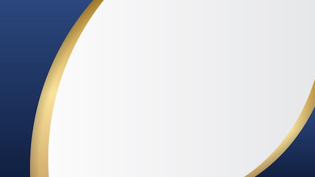 Abstract wave background with dynamic effect. Motion   Illustration in blue and gold color. Trendy gradients.  