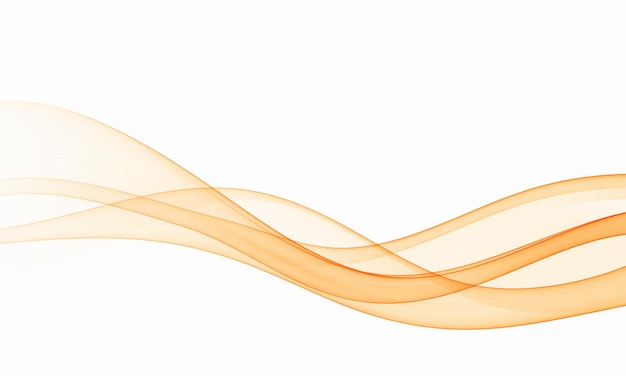 Abstract wave flow wave design element
