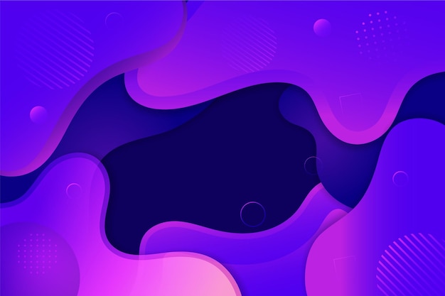 Abstract wave line Colorful landing page flat background vector design