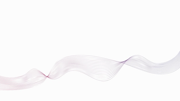 abstract wave lines background