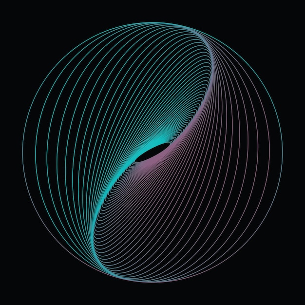 Abstract Wave Pattern Vector