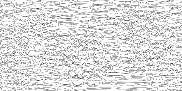 abstract wave texture white background vector lines