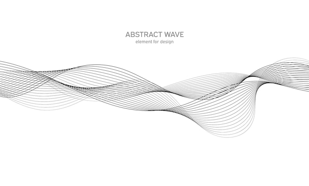 Abstract wave track equalizer element for design.