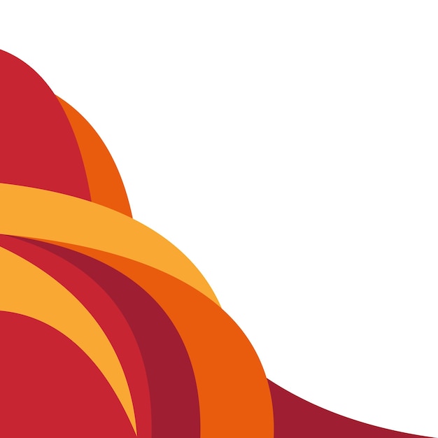 abstract wavy border decoration