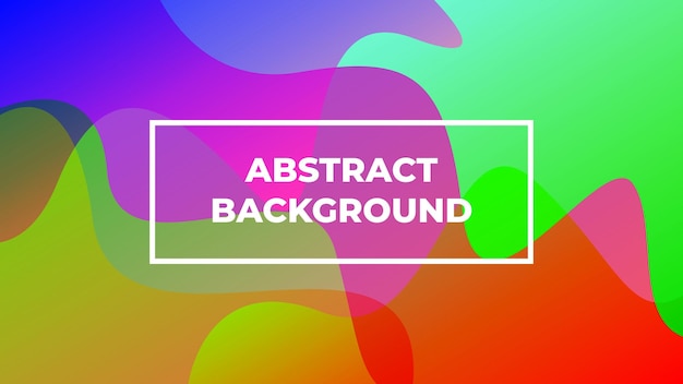 abstract wavy gradient background with colorful style