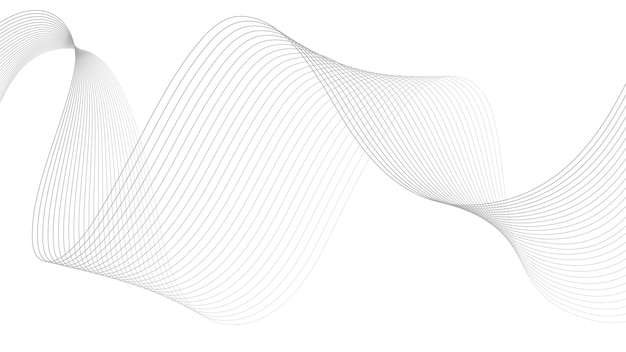 abstract wavy gradients tech background