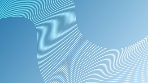 Abstract wavy line wavy pattern and stylish line art on white background
