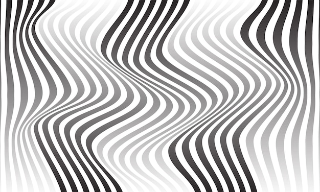 Abstract Wavy Lines Background