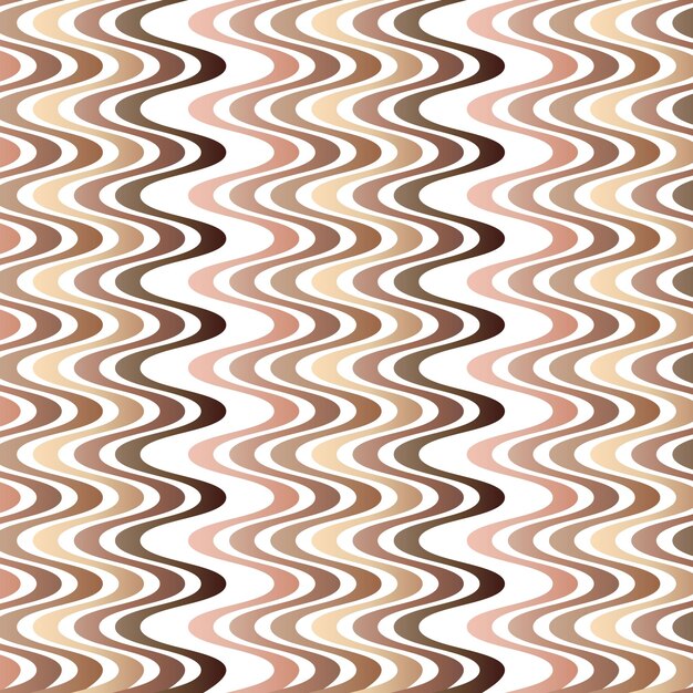 Abstract Wavy Lines in Earth Tone Hues