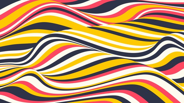 Abstract wavy wave background Colored lines with texture effect