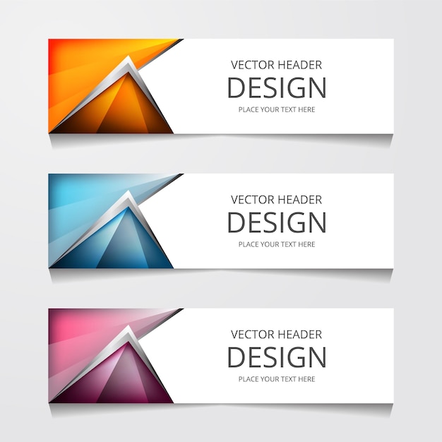 abstract web banner design background or header templates